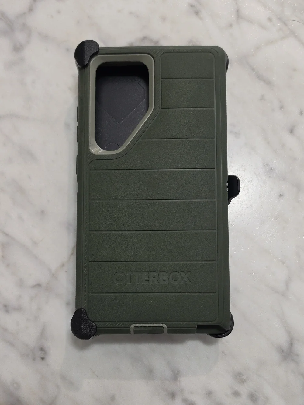 OtterBox Defender Pro Olive Green Phone Case Samsung Galaxy S24 Ultra